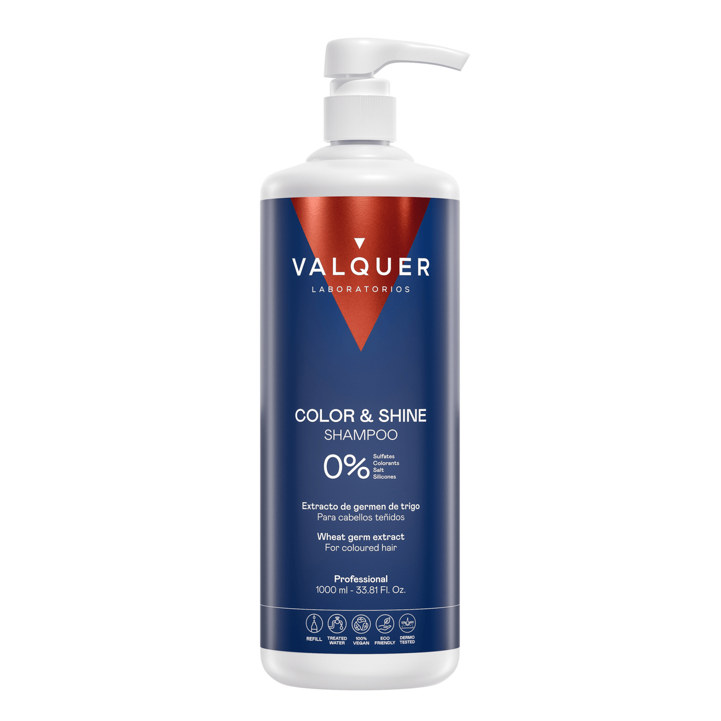 Champú para cabellos teñidos - 0% sin sulfatos potenciador del color y brillo - Montber Professional Brand