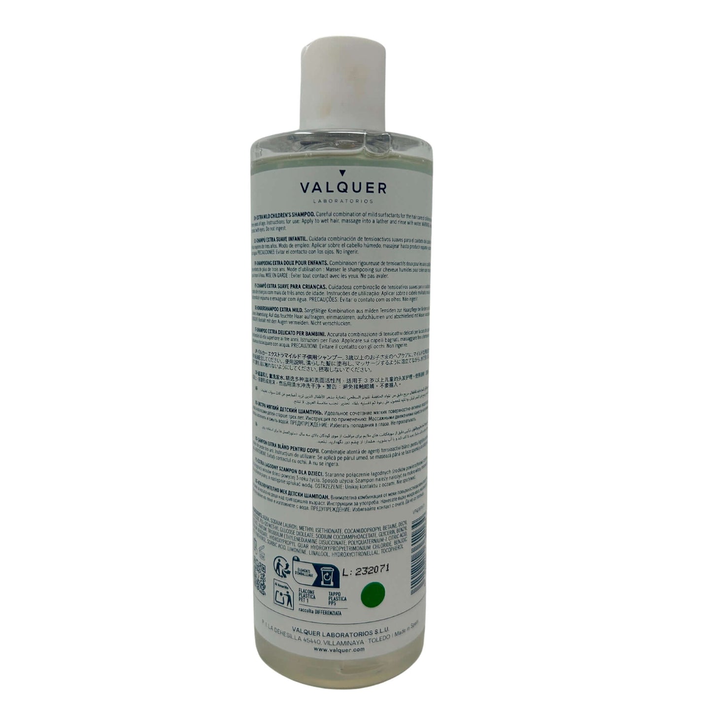 Champú para Niños (extra suave) con ingredientes naturales - 400ml - Montber Professional Brand