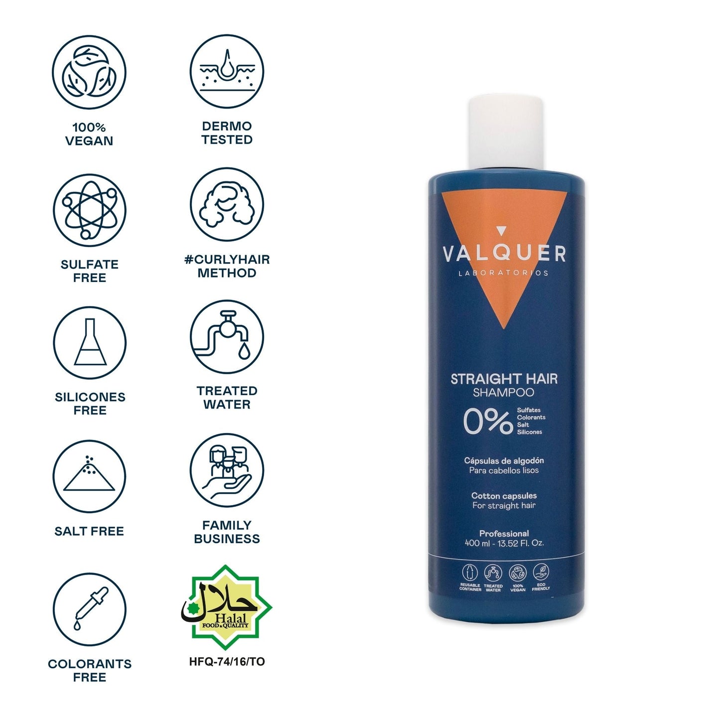 Champú para pelo liso - 0% Sin sulfatos - Montber Professional Brand