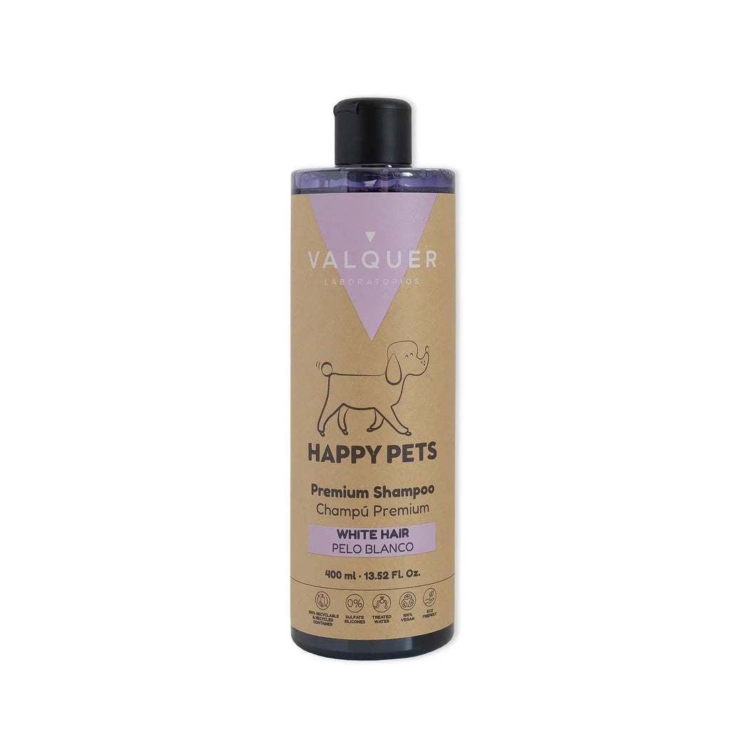 Champú Premium para Mascotas de Pelo Blanco - 400 ml - Montber Professional Brand