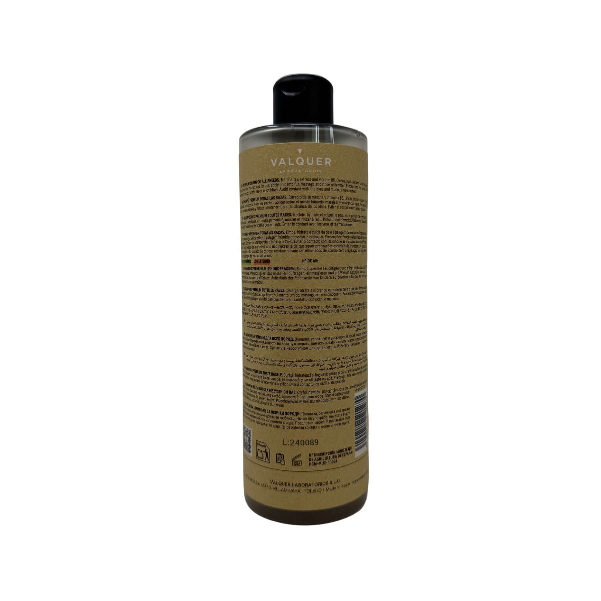Champú Premium para Mascotas de Todas las Razas - 400 ml - Montber Professional Brand