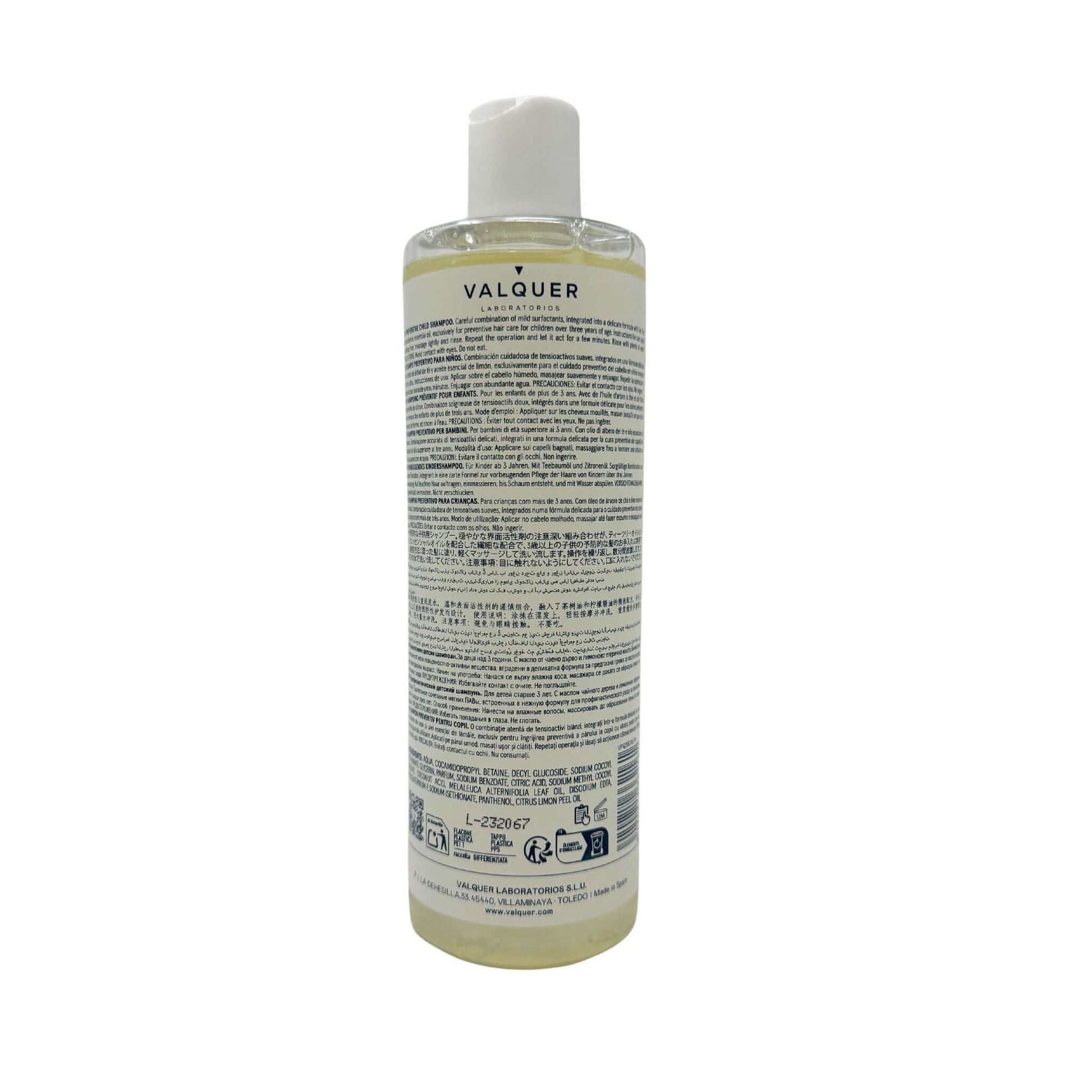 Champú preventivo infantil - 400 ml - Montber Professional Brand