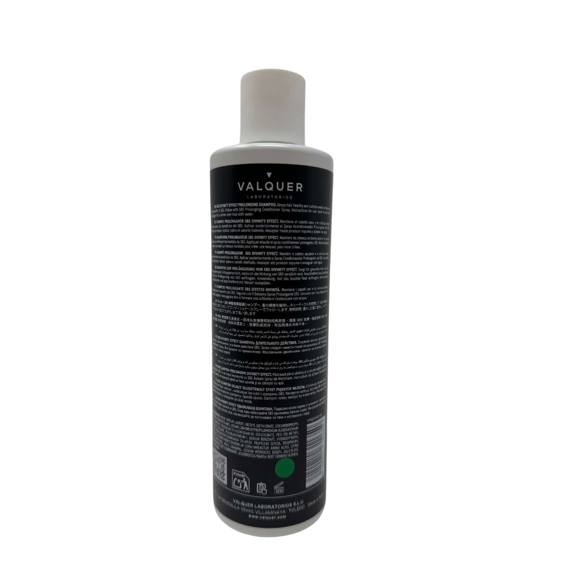 Champú prolongador tratamiento SBS Divinity Effect - 300 ml - Montber Professional Brand
