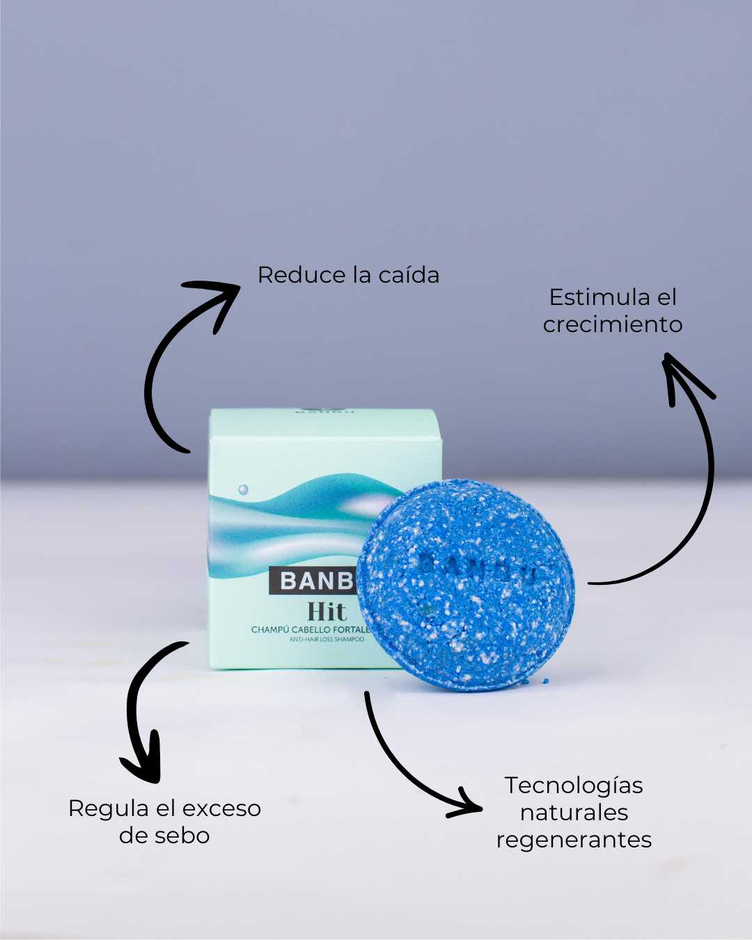 Champú Sólido ECO Fortalecedor Anticaída HIT - Montber Professional Brand