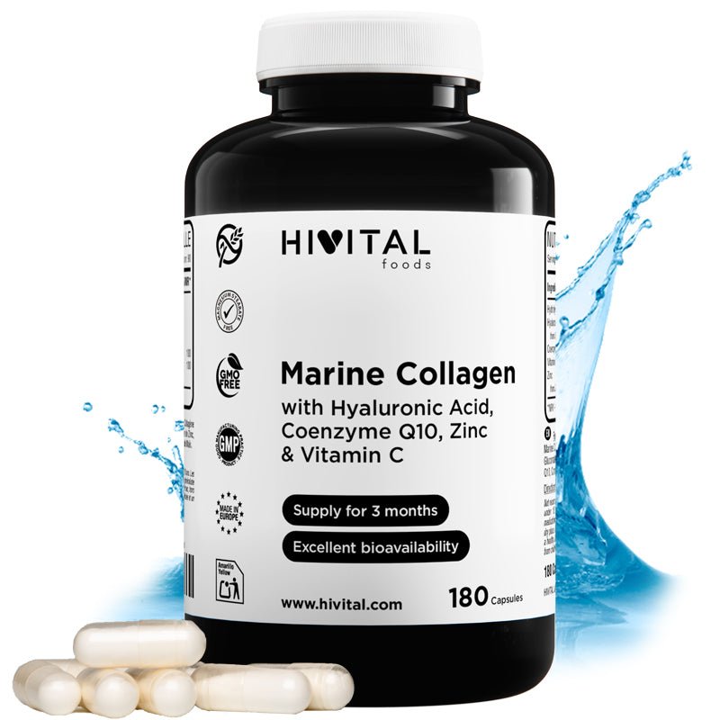 Colágeno con Ácido Hialurónico | 180 cápsulas - Montber Professional Brand