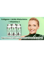 Colágeno Hidrolizado con Ácido Hialurónico y Vitamina C. - Montber Professional Brand
