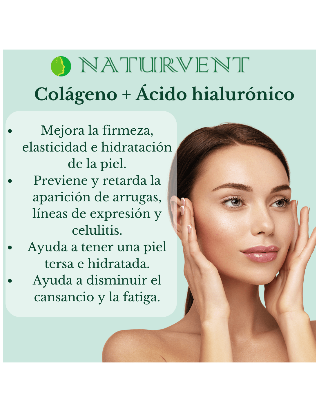 Colágeno Hidrolizado con Ácido Hialurónico y Vitamina C. Piel Hidratada y Tersa. Te ayuda a Disminuir Arrugas. 60 Cápsulas - Montber Professional Brand