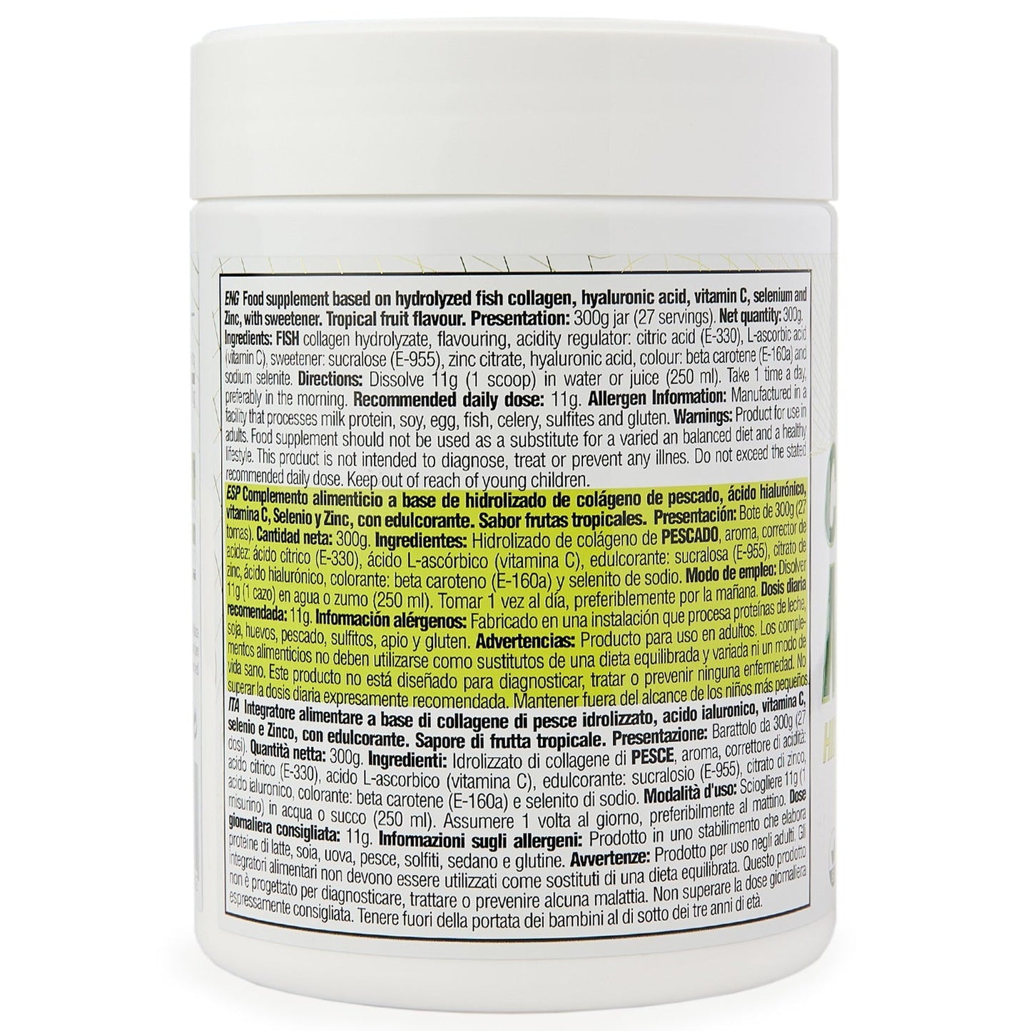 Colágeno Marino Hidrolizado EFNE – Con Ácido Hialurónico y Vitaminas