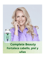 COMPLETE BEAUTY Cabello Piel y Uñas. Pelo Fuerte y con Brillo - 120 Cápsulas - Montber Professional Brand