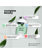 COMPLETE BEAUTY Cabello Piel y Uñas. Pelo Fuerte y con Brillo - 120 Cápsulas - Montber Professional Brand