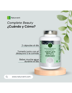 COMPLETE BEAUTY Cabello Piel y Uñas. Pelo Fuerte y con Brillo - 120 Cápsulas - Montber Professional Brand