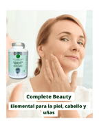 COMPLETE BEAUTY Cabello Piel y Uñas. Pelo Fuerte y con Brillo - 120 Cápsulas - Montber Professional Brand