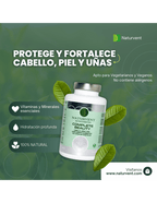 COMPLETE BEAUTY Cabello Piel y Uñas. Pelo Fuerte y con Brillo - 120 Cápsulas - Montber Professional Brand