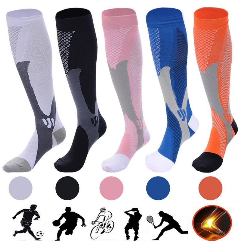 Compression Socks For Men&Women Best Graduated Athletic Fit For Running Flight Travel Boost Stamina Circulation&Recovery Socks - Montber Professional Brand