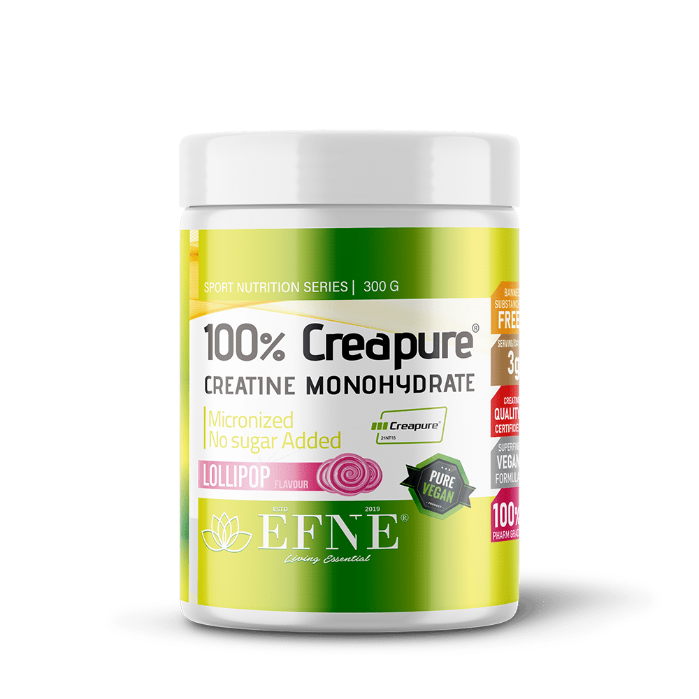 Creatina Creapure® EFNE – Sabor Lollipop y Pureza Garantizada