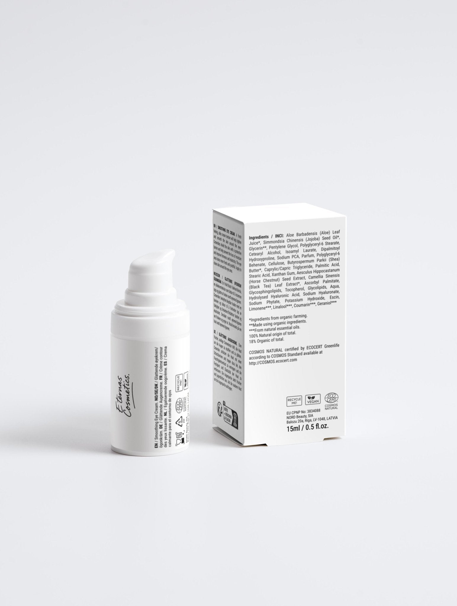 Crema Alisadora para el Contorno de Ojos - Montber Professional Brand