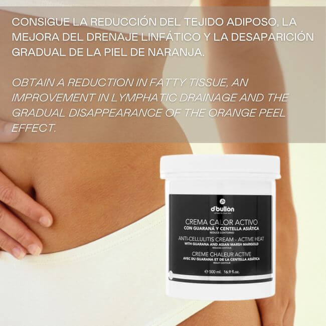 Crema corporal calor activo - 500 ml - Montber Professional Brand