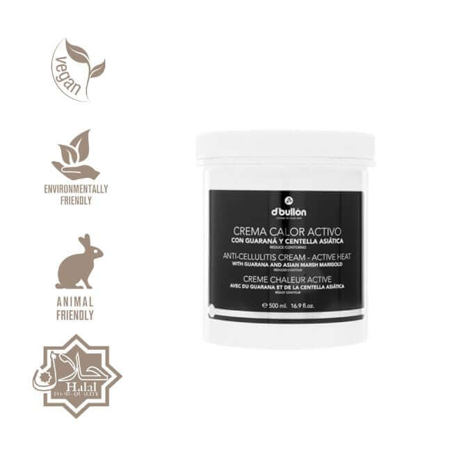 Crema corporal calor activo - 500 ml - Montber Professional Brand