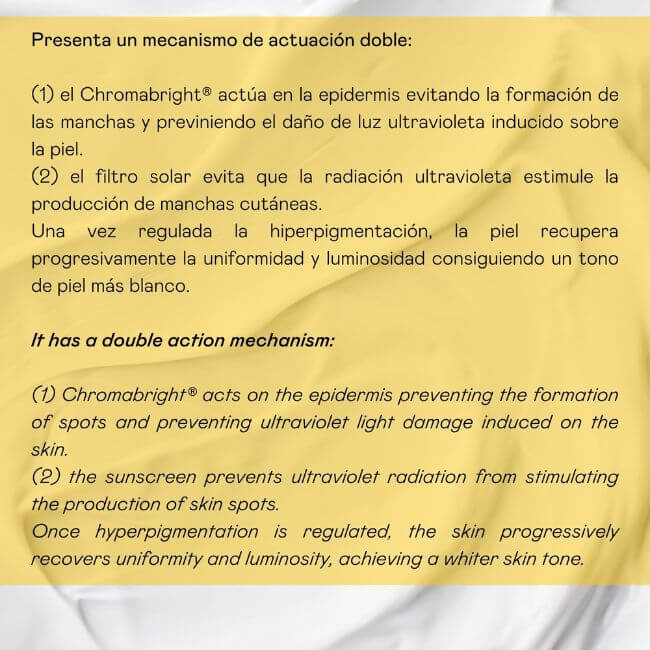 Crema facial Activo despigmentante SPF 20 - 50 ml - Montber Professional Brand