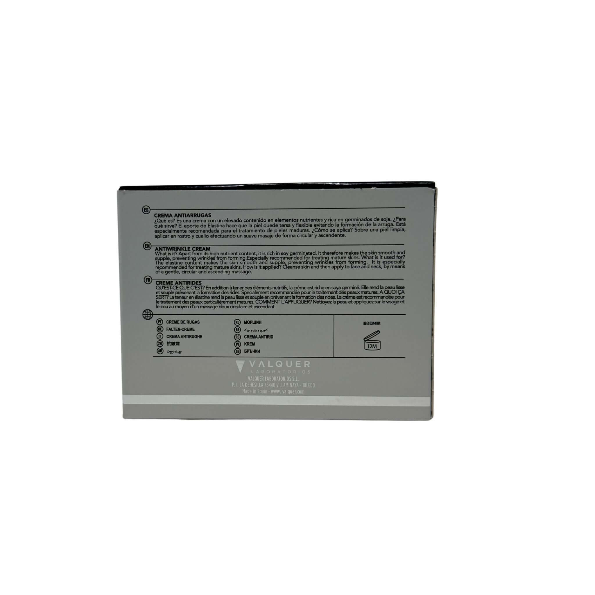 Crema facial antiarrugas con germinados de Soja para Pieles Maduras - Montber Professional Brand