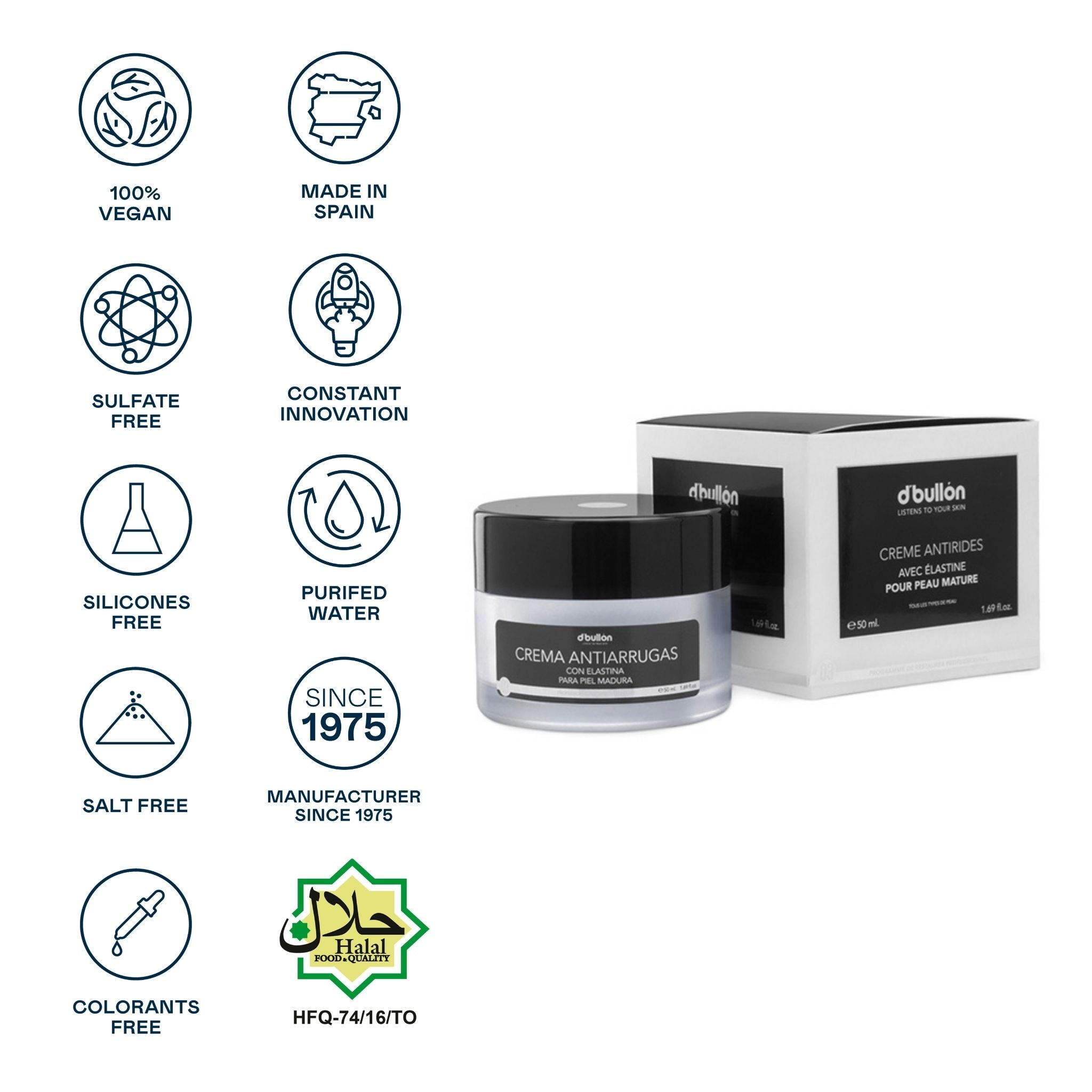 Crema facial antiarrugas con germinados de Soja para Pieles Maduras - Montber Professional Brand