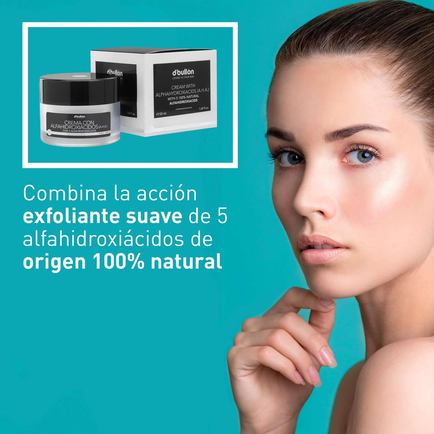Crema facial con alfahidroxiácidos (AHA) - 50 ml - Montber Professional Brand