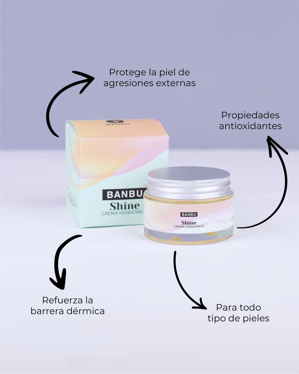 Crema Facial ECO Hidratante SHINE - Montber Professional Brand
