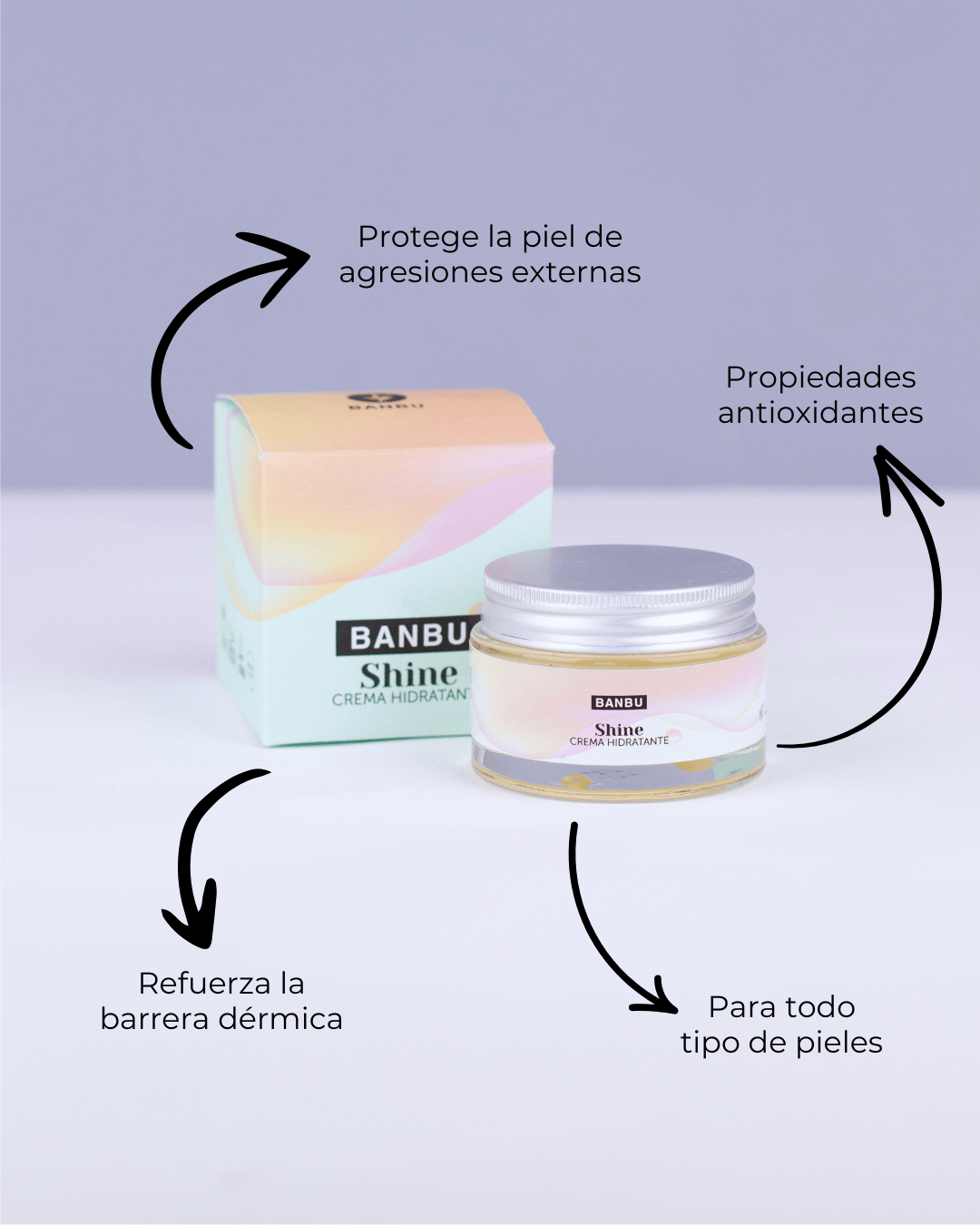 Crema Facial ECO Hidratante SHINE - Montber Professional Brand