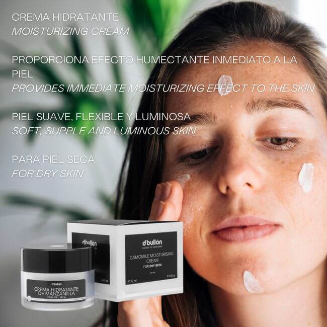 Crema facial hidratante de Manzanilla - Montber Professional Brand