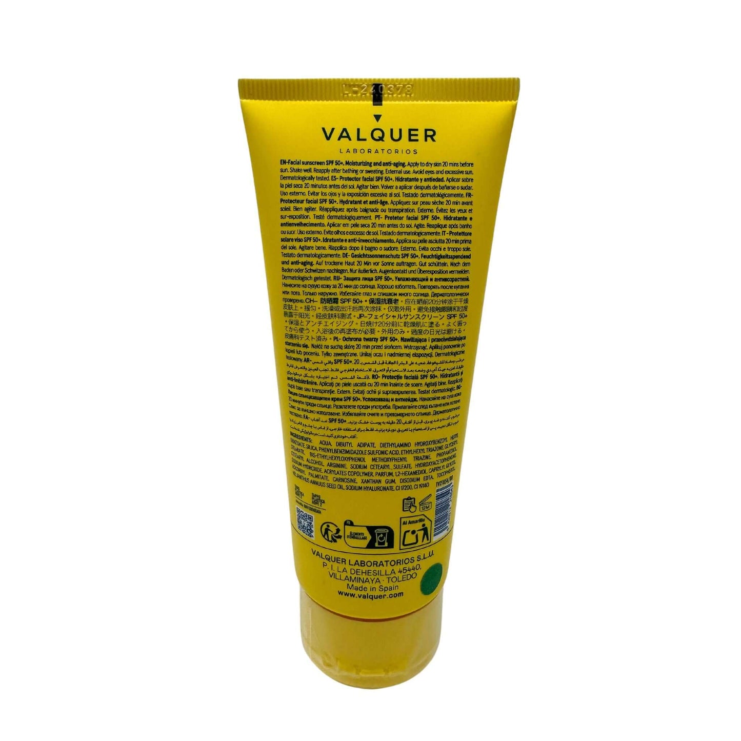 Crema Facial Hydra Sunscreen SPF 50+ Protección 360º Hidratante y Antiedad - 75 ml - Montber Professional Brand