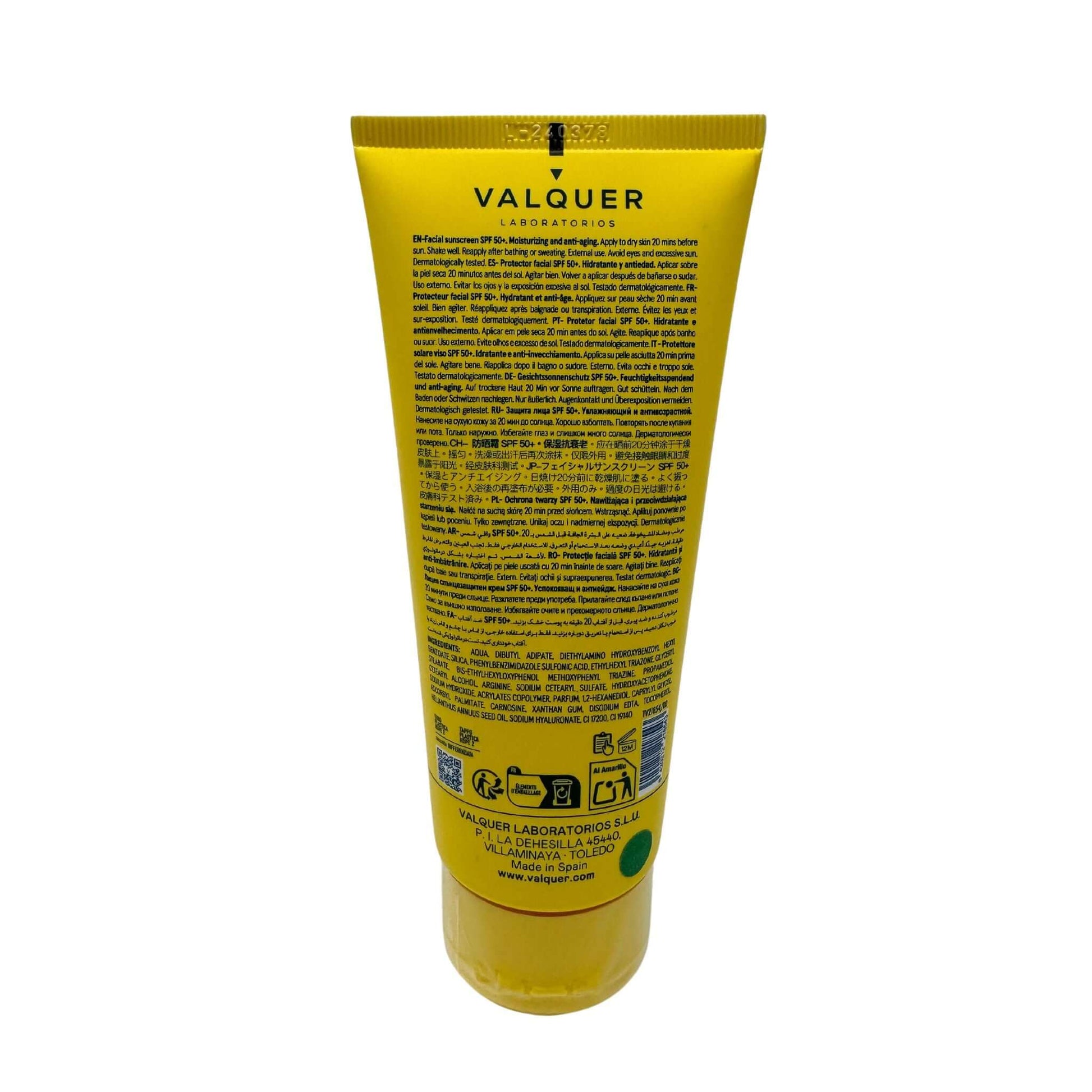 Crema Facial Hydra Sunscreen SPF 50+ Protección 360º Hidratante y Antiedad - 75 ml - Montber Professional Brand