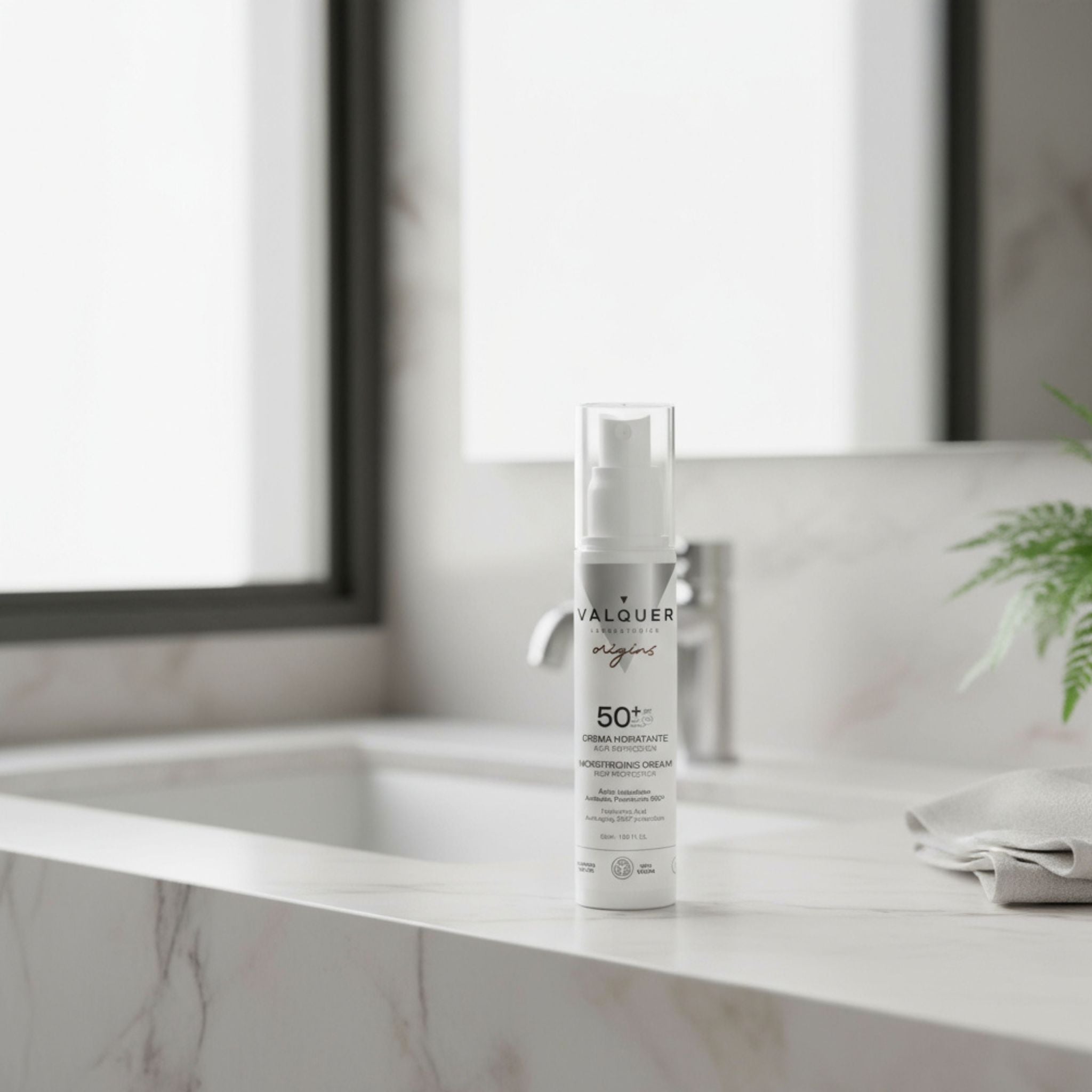 Crema Hidratante con Alta Protección Solar SPF 50 – UVA/UVB + Hydromanil® - 50 ml - Montber Professional Brand