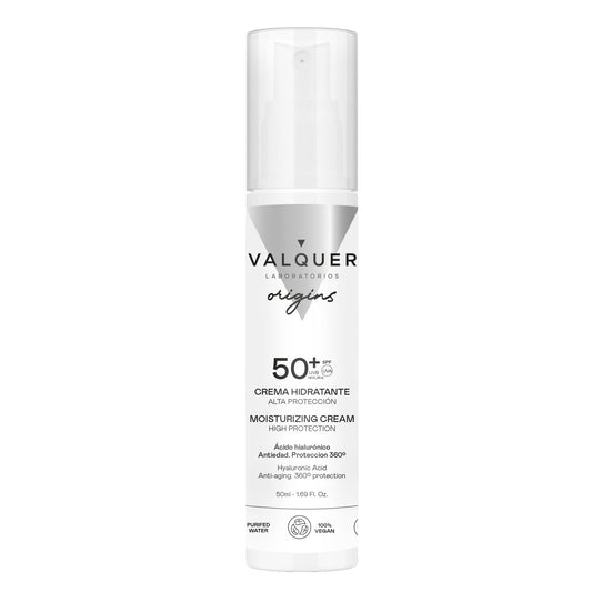 Crema Hidratante con Alta Protección Solar SPF 50 – UVA/UVB + Hydromanil® - 50 ml - Montber Professional Brand