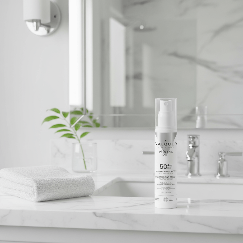 Crema Hidratante con Alta Protección Solar SPF 50 – UVA/UVB + Hydromanil® - 50 ml - Montber Professional Brand