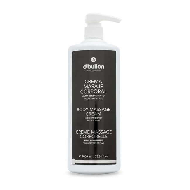 Crema masaje corporal - 1000 ml - Montber Professional Brand
