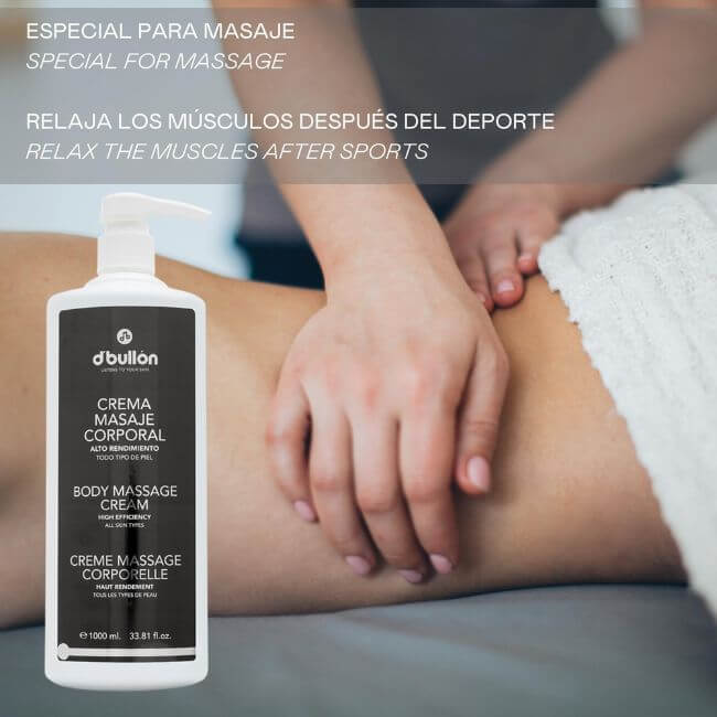 Crema masaje corporal - 1000 ml - Montber Professional Brand