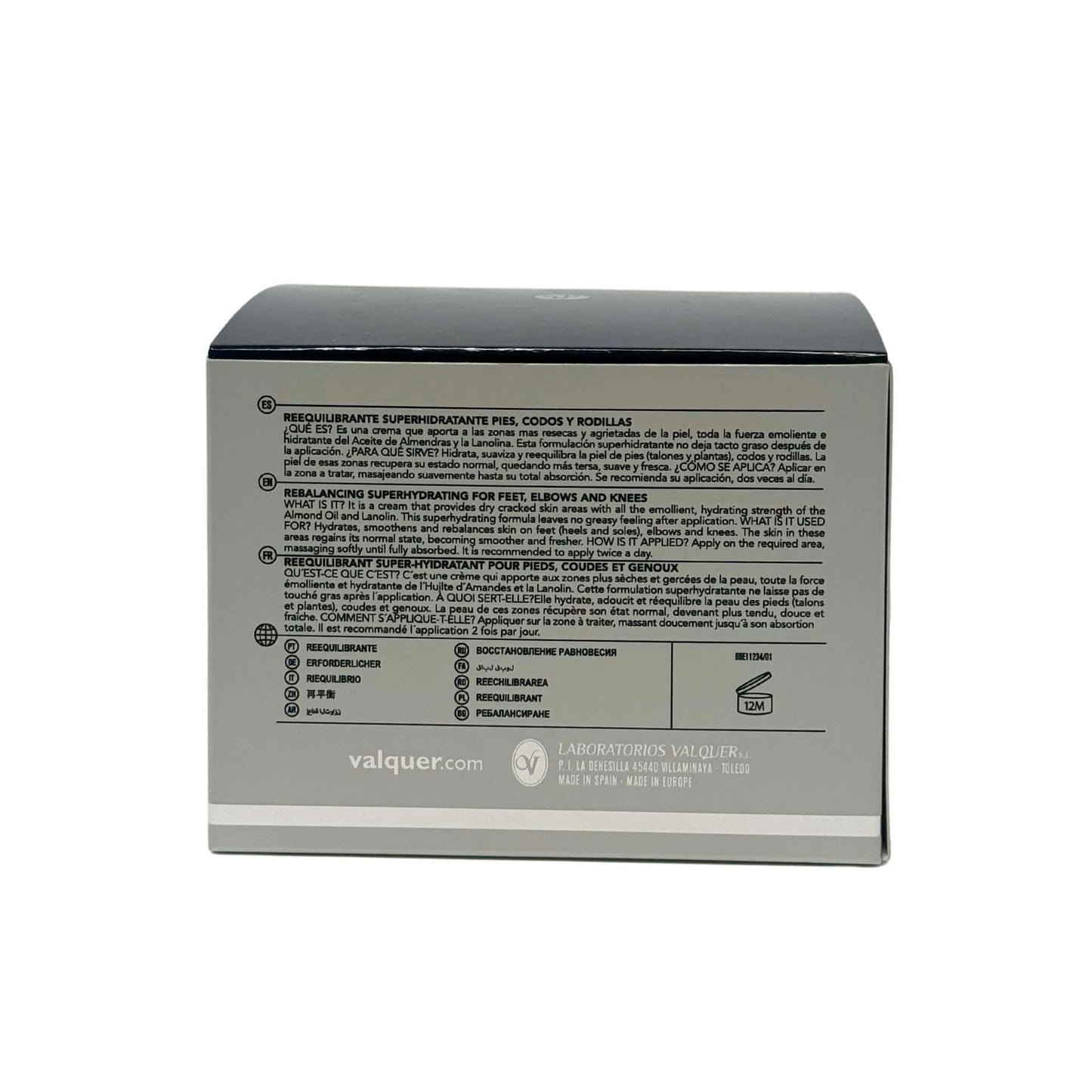 Crema reequilibrante superhidratante para pies, codos y rodillas - 200 ml - Montber Professional Brand