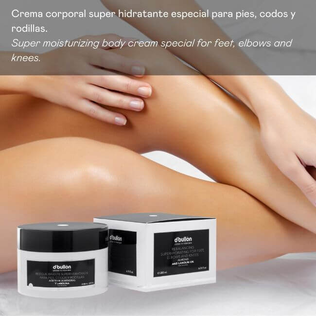 Crema reequilibrante superhidratante para pies, codos y rodillas - 200 ml - Montber Professional Brand