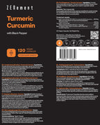 Cúrcuma 6100 mg + Pimienta Negra | 120 cápsulas veganas - Montber Professional Brand