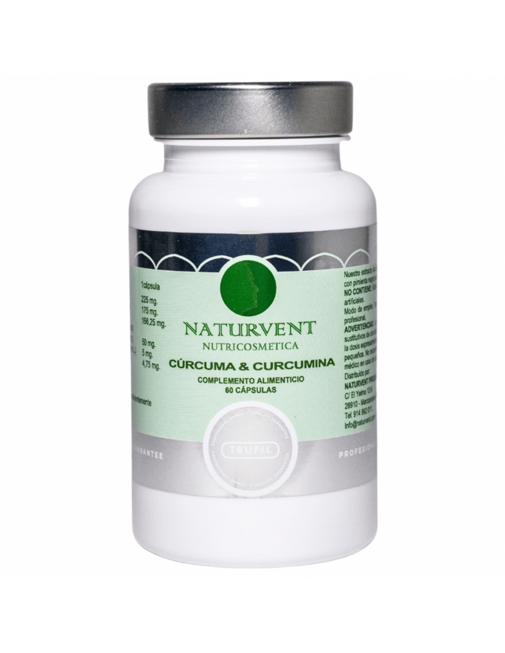 Cúrcuma 95% de Curcumina con Pimienta Negra y Jengibre. - Montber Professional Brand