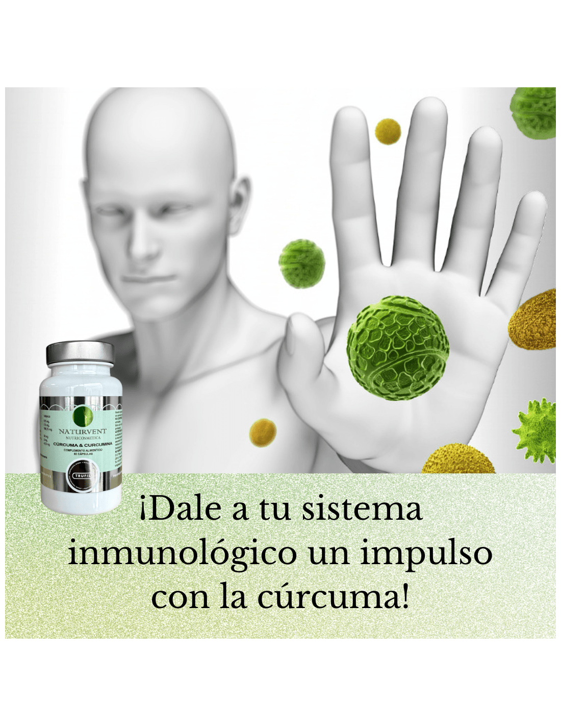 Cúrcuma 95% de Curcumina con Pimienta Negra y Jengibre. - Montber Professional Brand