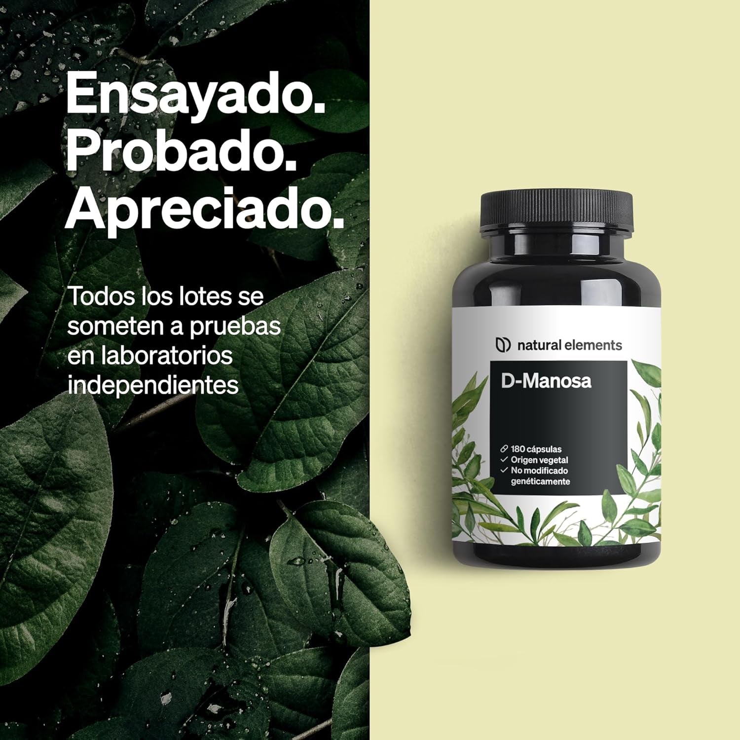 D-Manosa: 180 Cápsulas de 1800mg - Vegano, Sin Aditivos - Montber Professional Brand