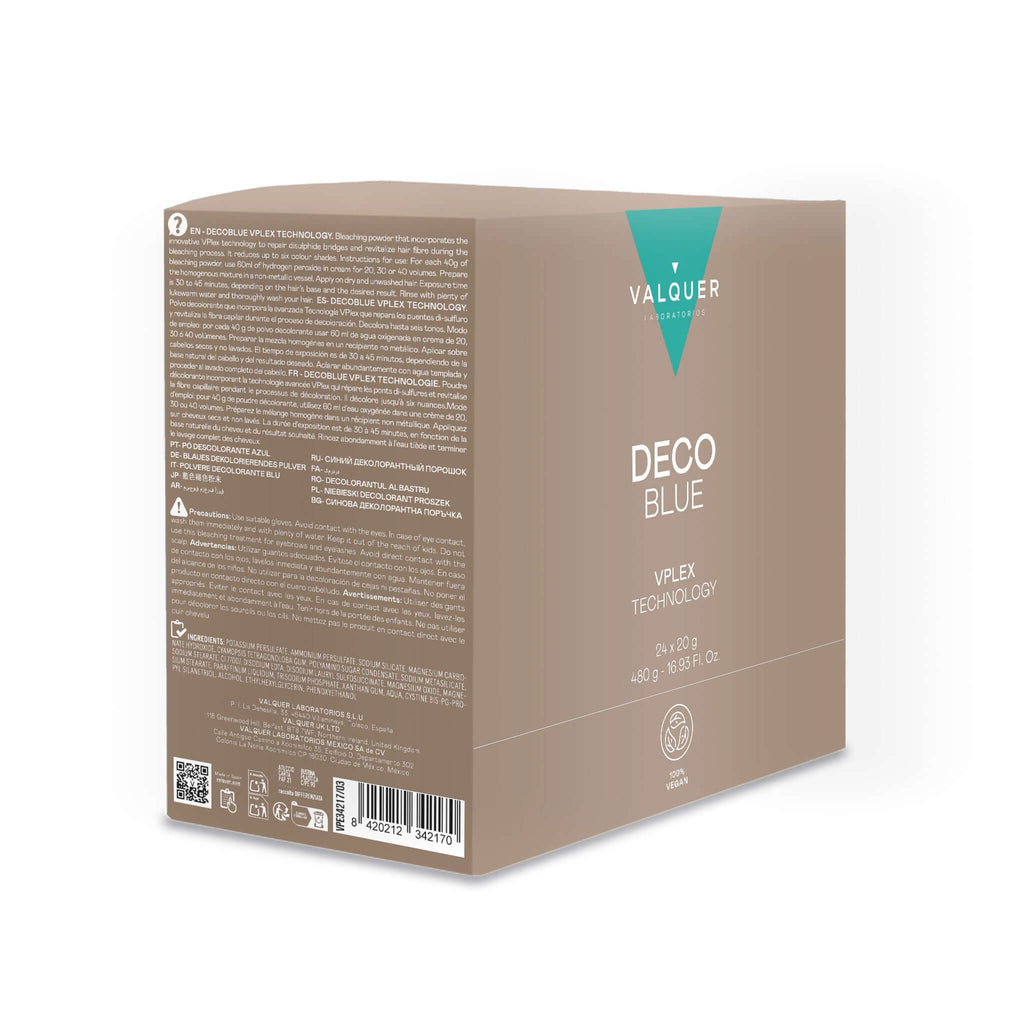 Decoblue Vplex Tecnology Polvos decolorantes - Montber Professional Brand
