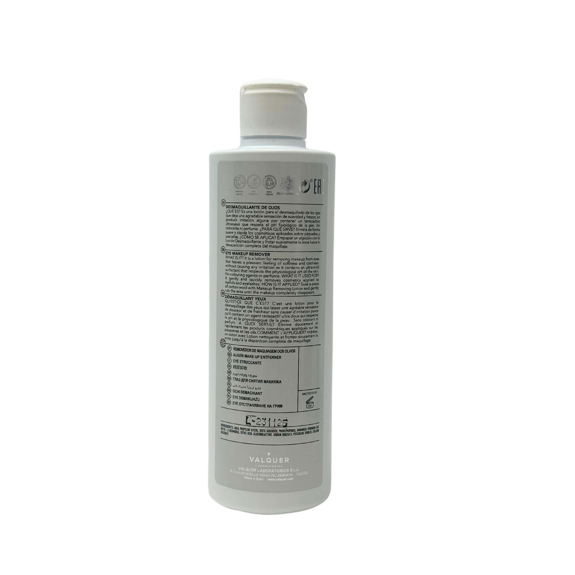 Desmaquillante de Ojos – Suavidad y Frescor para Pieles Sensibles - 250 ml - Montber Professional Brand