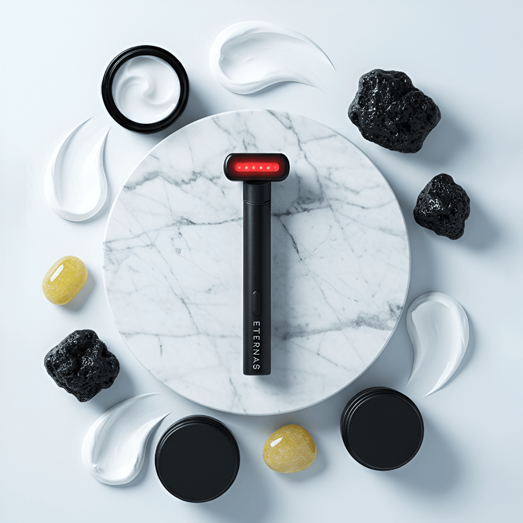 Dispositivo LED Microvibración y Microcorriente con Terapia de Calor - Montber Professional Brand