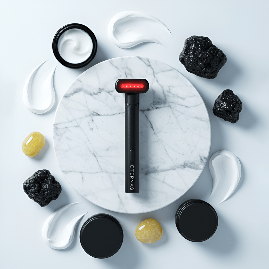 Dispositivo LED Microvibración y Microcorriente con Terapia de Calor - Montber Professional Brand