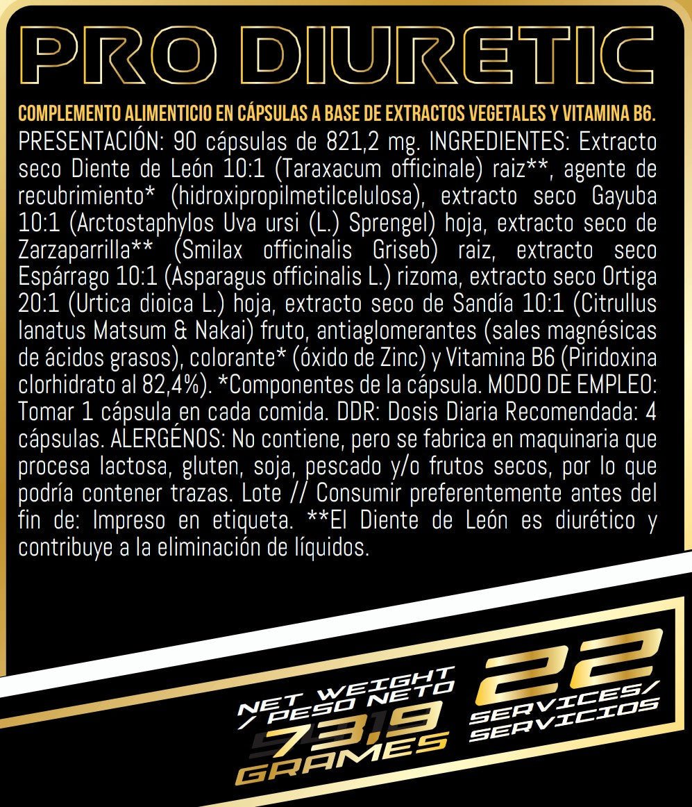 DIURÉTICO - Montber Professional Brand