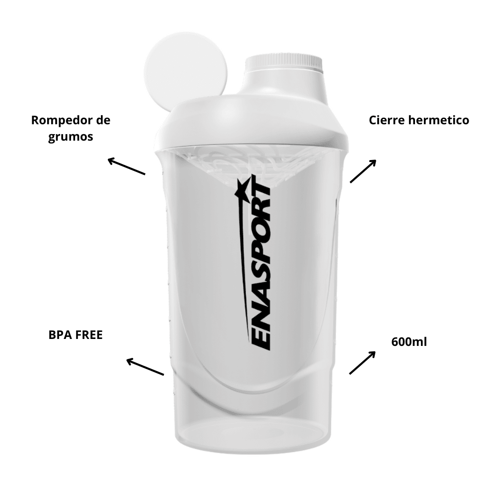 Enasport Shaker Wave Blanco 600 MLT - Montber Professional Brand