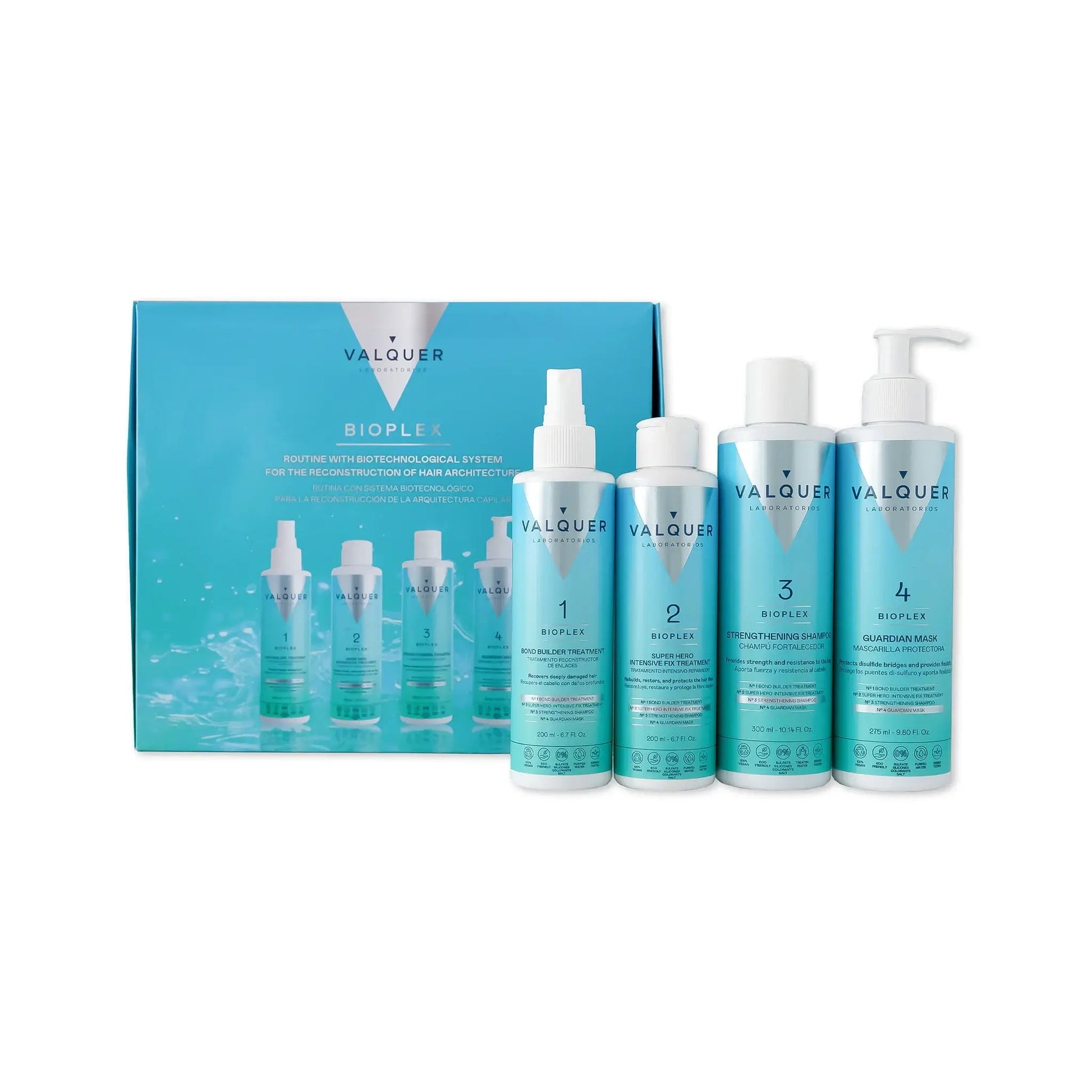 Estuche Bioplex - Tratamiento Completo para Reconstrucción y Protección Capilar - 975 ml - Montber Professional Brand