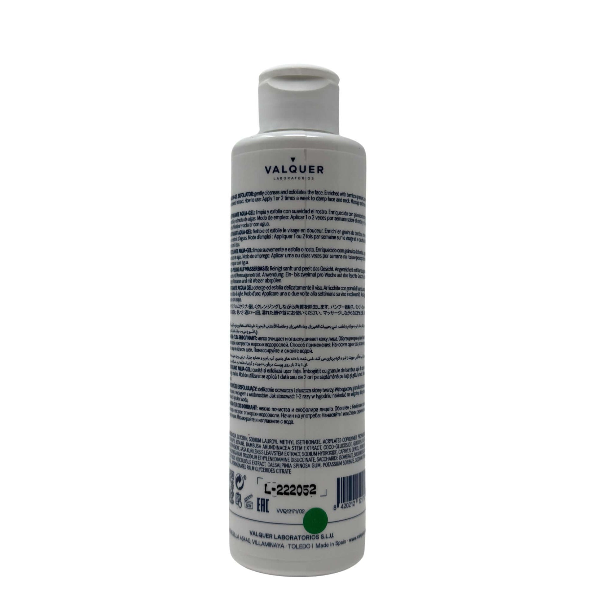 Exfoliante facial Aqua - gel - 200 ml - Montber Professional Brand